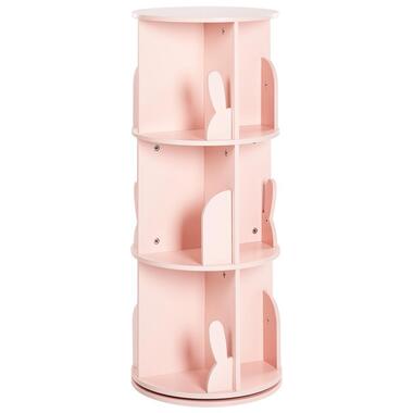 CANEY - Boekenkast draaibaar - Pastelroze - MDF product