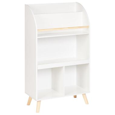 LILOET - Boekenkast met 3 planken - Wit - Hout product