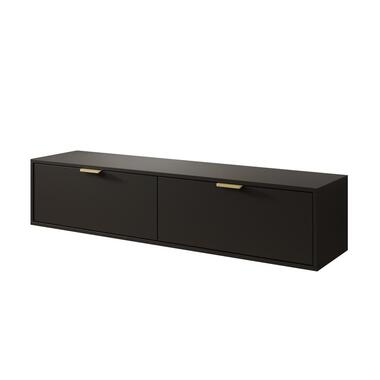 Meubella - TV-Meubel Silas - Zwart - 140 cm product