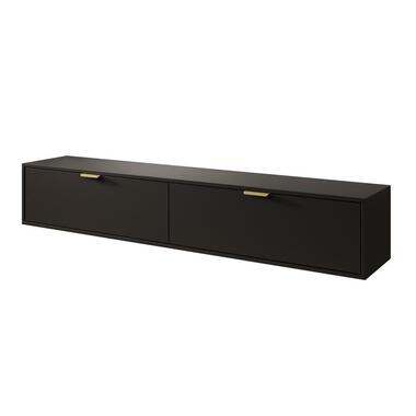 Meubella - TV-Meubel Silas - Zwart - 175 cm product