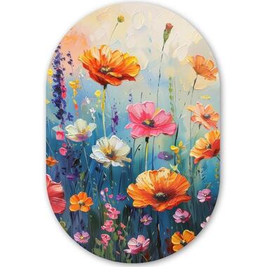MuchoWow Wand decoratie 40x60cm Bloemen Natuur Waterverf product