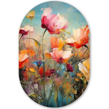 MuchoWow Wand decoratie 80x120cm Bloemen Watercolor Kunst product