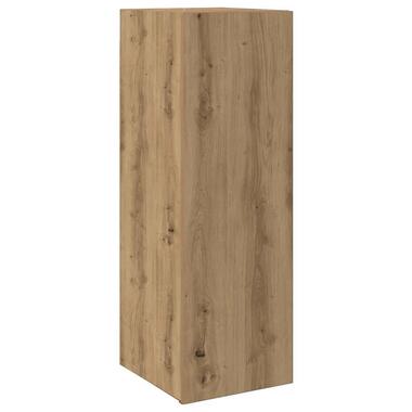 vidaXL - TV-meubel met 1 deur en 2 legplanken - Artisanaal eiken - 30.5x30x90 cm product