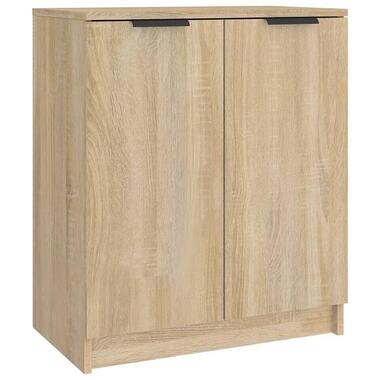 vidaXL - Schoenenkast met 2 deuren - Sonoma eiken - Bewerkt hout - 59x35x70 cm product