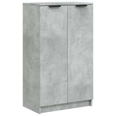 vidaXL - Schoenenkast met 2 deuren - Betongrijs - Bewerkt hout - 59x35x100.5 cm product