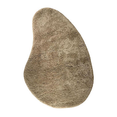 Interieur05 organisch hoogpolig vloerkleed polyester Pilo taupe - 340 x 240 cm product