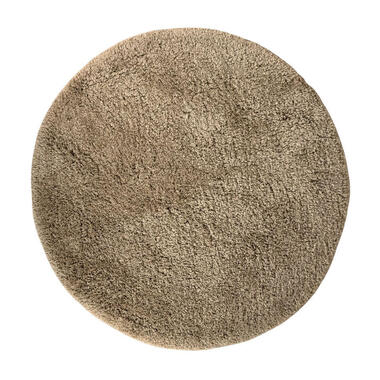 Interieur05 rond hoogpolig vloerkleed polyester Pilo taupe - 230 x 160 cm product