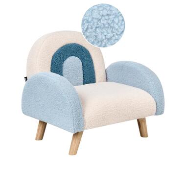 OMBO - Kinderfauteuil - Lichtblauw - Bouclé product