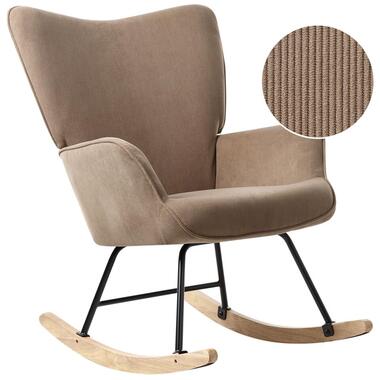 ARSET - Schommelstoel - Taupe - Bouclé product