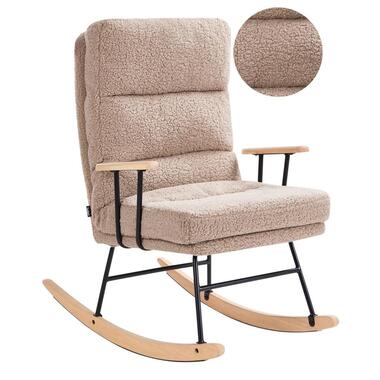 ESKELIN - Schommelstoel - Beige - Bouclé product