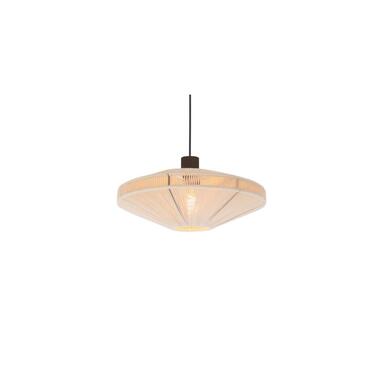 EGLO Orimini Hanglamp - E27 - Ø 38 cm - Crème/Brons - Textiel product