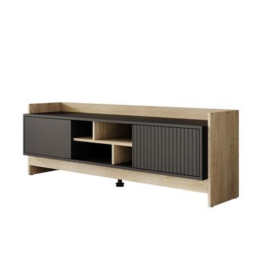 Meubella - TV-Meubel Benz - Zwart - 150 cm product