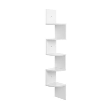 Parya Home Wandplank - 5 planken - Vintage - Wit product