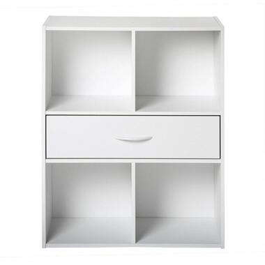 CALICOSY - Opbergplank - Wit - 80x62x29.5 cm product
