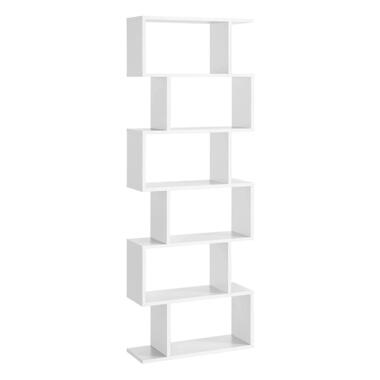 CALICOSY - Boekenkast - Wit - 190,5x70x24 cm product