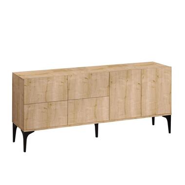 CALICOSY - Dressoir LAIKA - Licht hout - 80x180x40 cm product