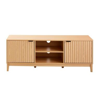 CALICOSY - TV-Meubel BOLOGNE - Licht hout - 52x140x40 cm product