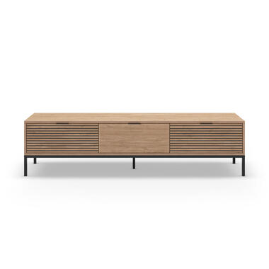 CALICOSY - TV-Meubel ARIEL - Licht hout - 55x180x40 cm product