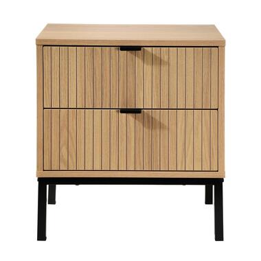 CALICOSY - Nachtkastje TARA - Licht hout - 51x45x29 cm product