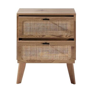 CALICOSY - Nachtkastje ALIA - Licht hout - 56x45x29 cm product