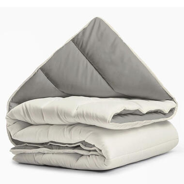 Dekbed zonder Overtrek - All Year - Creme/Khaki (Warmteklasse 2)-1-persoons (... product