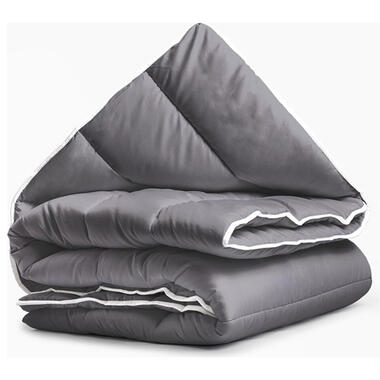 Dekbed zonder Overtrek - All Year - Antraciet (Warmteklasse 2)-Lits-Jumeaux (... product