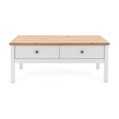 CALICOSY - Salontafel BERGEN - Wit - 40x100x55 cm product