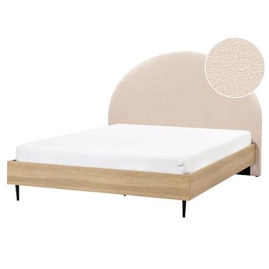 MILLAY - Bed - Beige - 160 x 200 cm - Bouclé product
