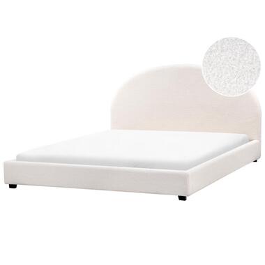 VAUCLUSE - Tweepersoonsbed - Gebroken wit - 180 x 200 cm - Bouclé product