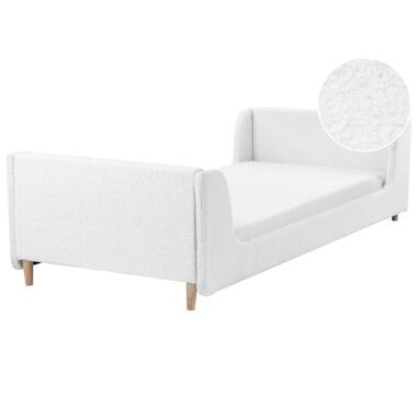 LAYE - Kinderbed - Gebroken wit - 90 x 200 cm - Bouclé product