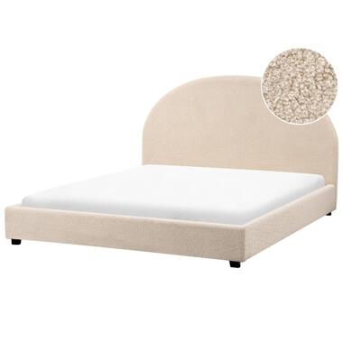 VAUCLUSE - Tweepersoonsbed - Beige - 160 x 200 cm - Bouclé product