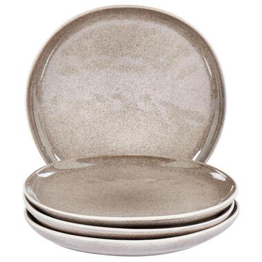 COSTMARY - Bijzetborden set van 4 - Grijs - Steengoed