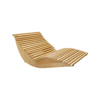 HOME DELUXE Wave houten ligstoel WOLGA - 120 cm product