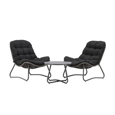 Svea - Mustafa loungeset - grijs/zwart product