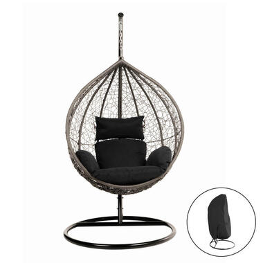 HOME DELUXE Pokertafel CIELO Zwart Met Regenhoes product