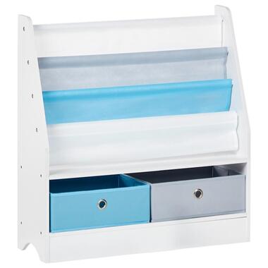 TUMBY - Boekenkast met 3 planken - Wit - Vezelplaat product