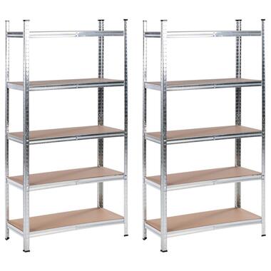 XITTA - Stellingkast set van 2 - Zilver - Staal product