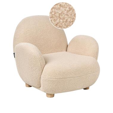 HEM - Kinderfauteuil - Beige - Bouclé