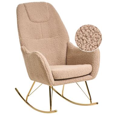 GULSELE - Schommelstoel - Beige - Bouclé product