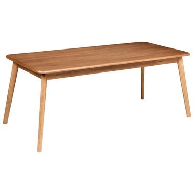 KEHO - Eettafel - Donker eikenhout - 200 x 90 cm - MDF product