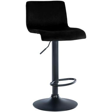 CLP Barkruk Hover Fluweel - zwart product