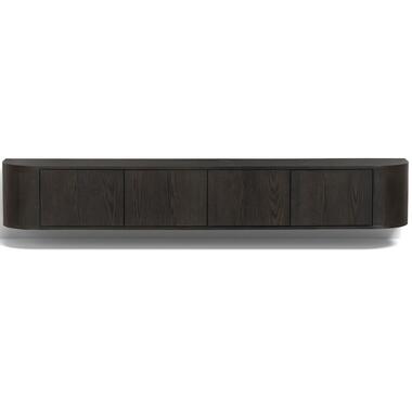 Livingfurn - TV-Meubel Novero Espresso Zwevend - 35x220x33cm product