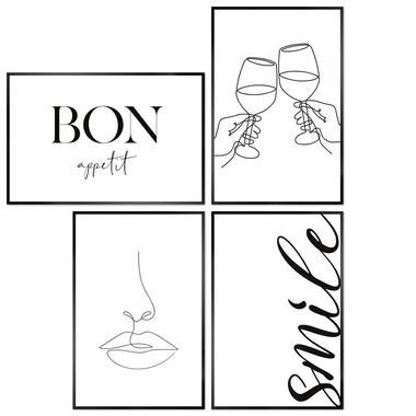 Set poster met lijst - Proost product