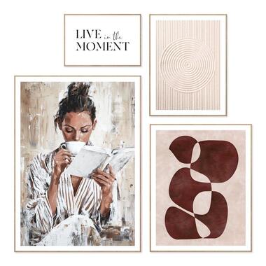 Set poster met lijst - Moment voor jezelf product