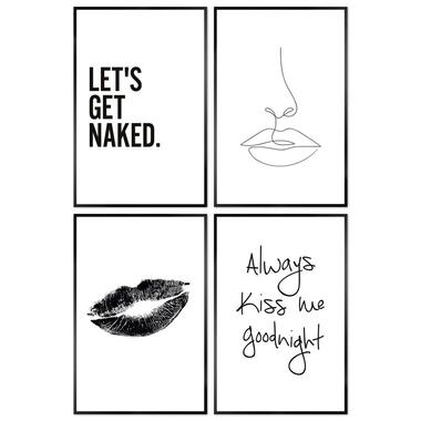 Set poster met lijst - Echte liefde product
