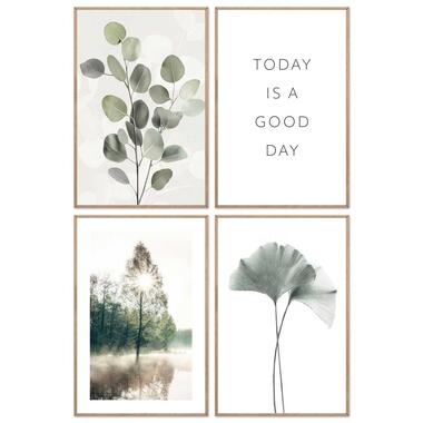 Set poster met lijst - Stil geluk product