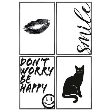 Set poster met lijst - Funky bundel product
