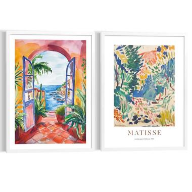 Set poster met lijst - Matisse met zeeuitzicht product