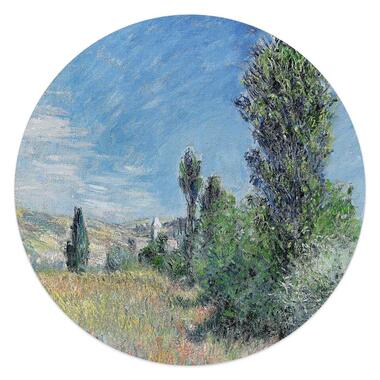 Glasschilderij Monet - landschap in Ile Saint-Martin - Ø 50cm product