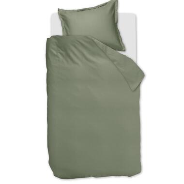 Ambiante Satin Uni dekbedovertrek - 140x200/220 - Groen product